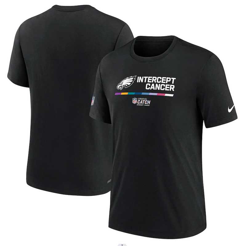 Philadelphia Eagles Nike 2022 NFL Crucial Catch Performance Men's T-Shirt Black,We sell and wholesale Philadelphia Eagles Nike 2022 NFL Crucial Catch Performance Men's T-Shirt Black on line form chian!